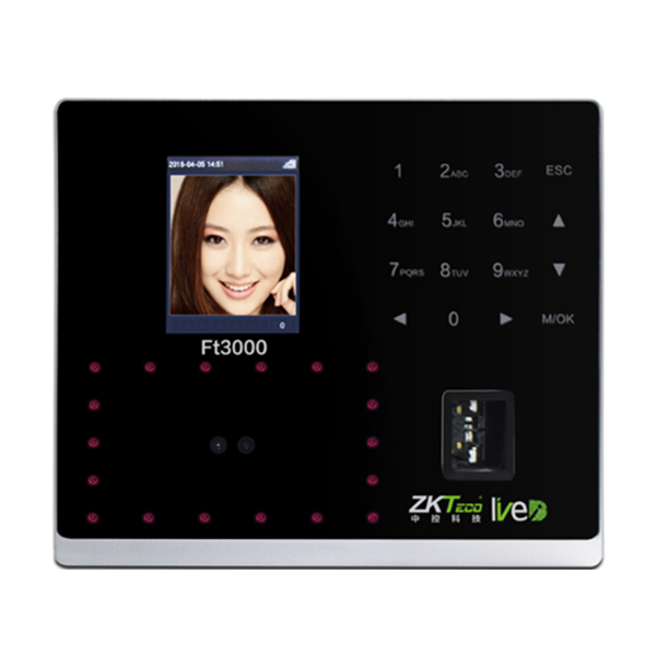 ZKTeco熵基FT3000人臉識別考勤門禁一體機